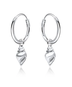 Silver Hoop Earring HO-1657